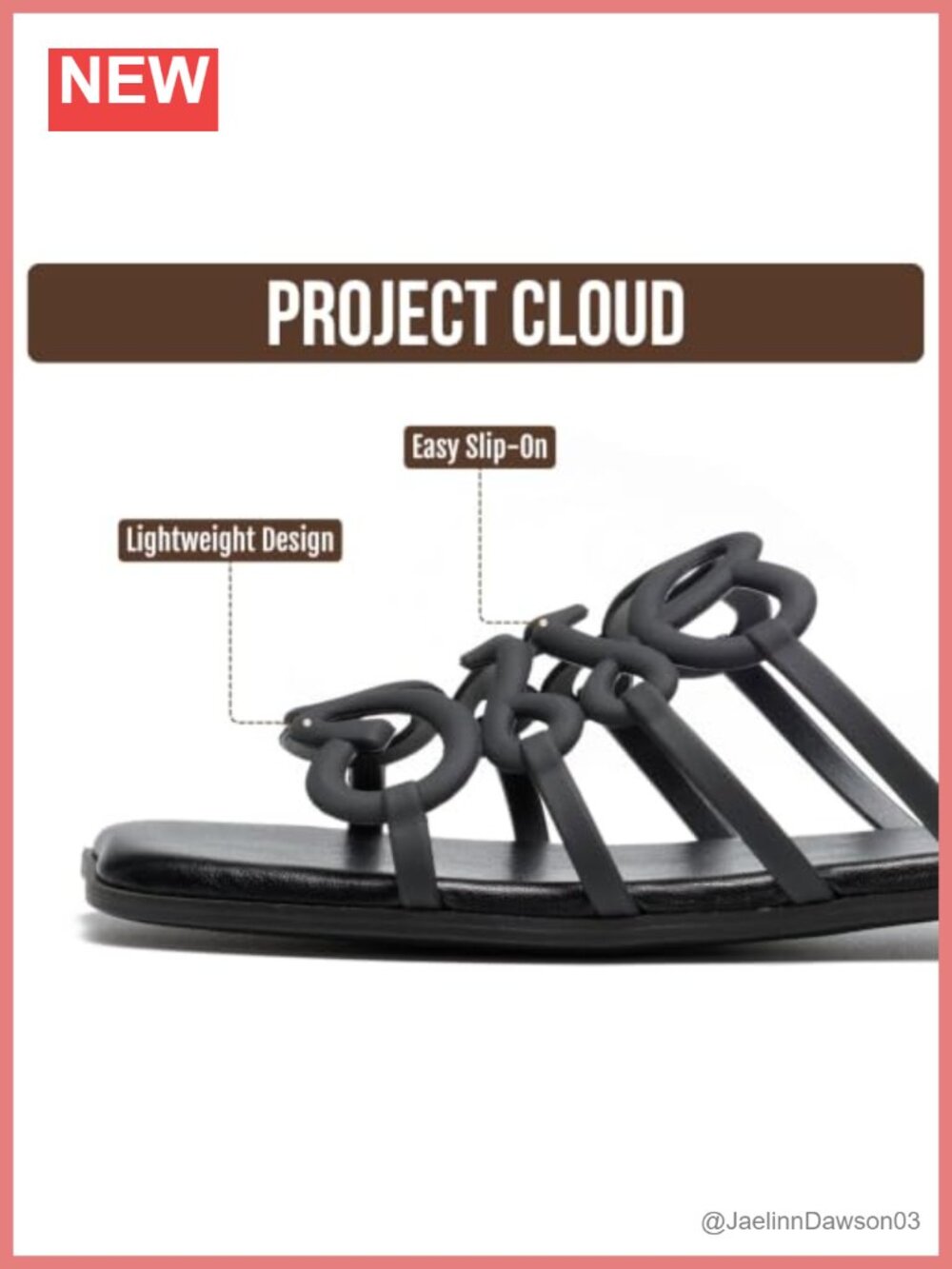 Women's Flat Sandals Memory Foam Cushioning Lightweight Casual Footwear